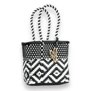 Nova Black and White Tote