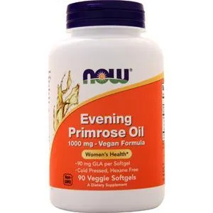 Now Evening Primrose Oil (1000mg) - Vegan Formula  90 sgels