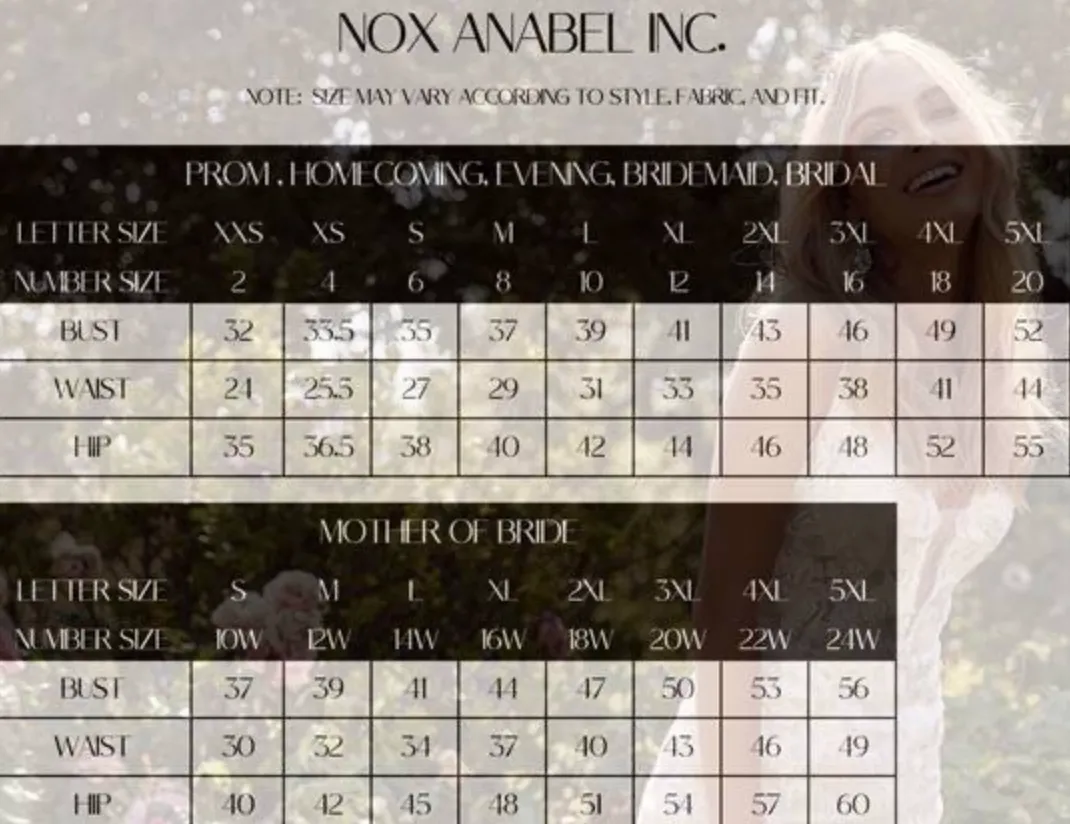 Nox Anabel Evening Gown T1329