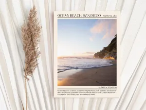 Ocean Beach San Diego Wall Art Canvas, USA