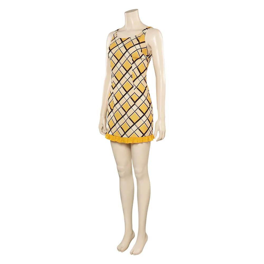 One Piece Nami Cosplay Costume Print Yellow Outfits Halloween Carnival Suit