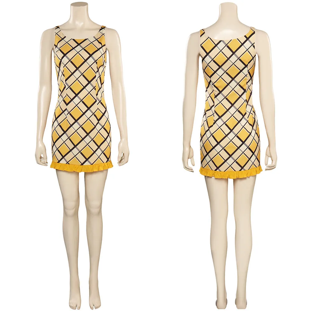 One Piece Nami Cosplay Costume Print Yellow Outfits Halloween Carnival Suit