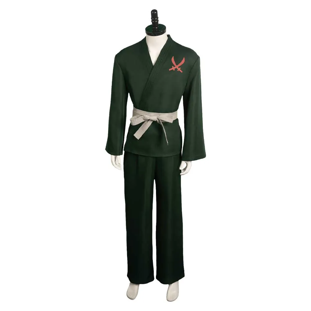 One Piece Roronoa Zoro Green Suit Cosplay Costume Outfits Halloween Carnival Suit