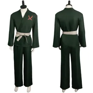 One Piece Roronoa Zoro Green Suit Cosplay Costume Outfits Halloween Carnival Suit