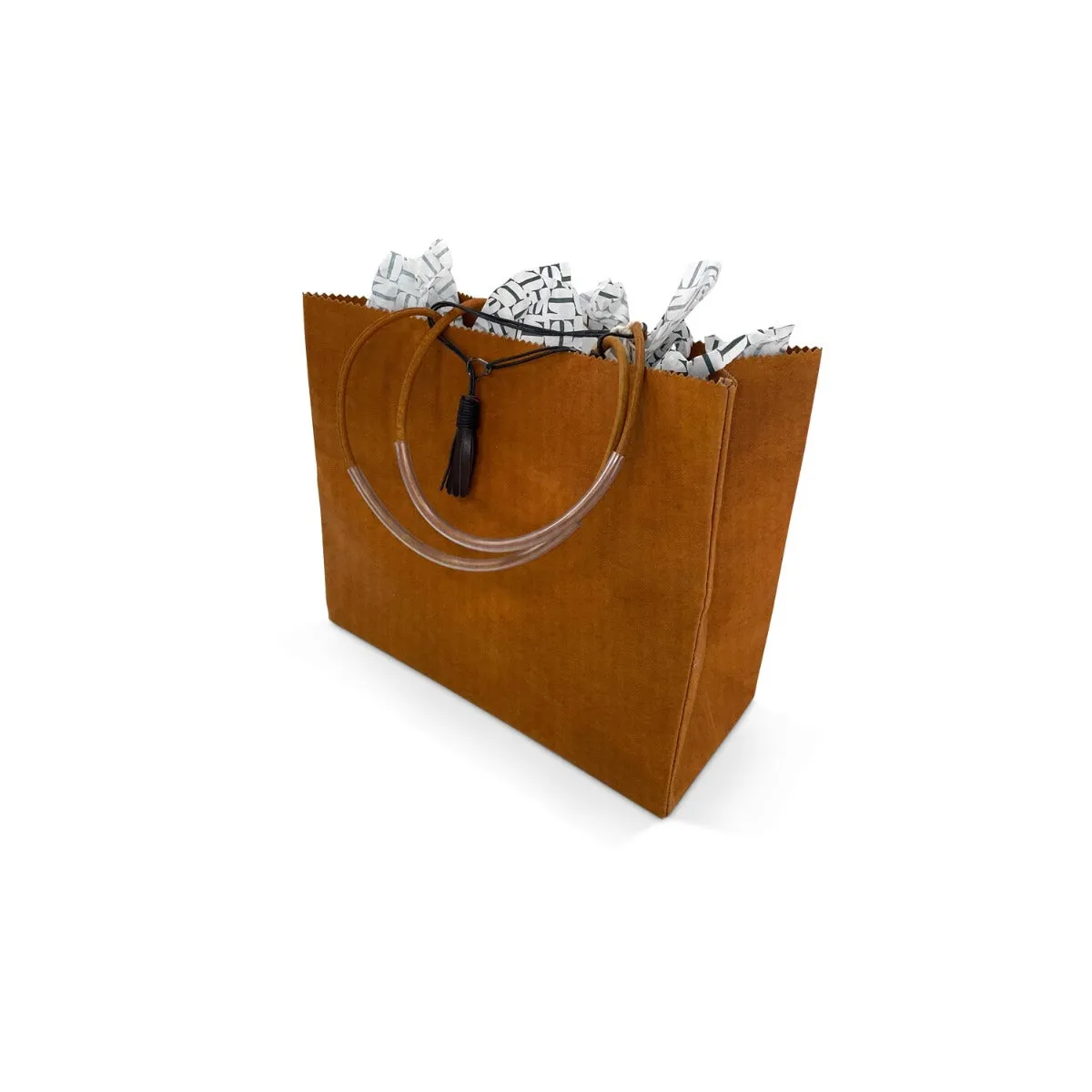 Original Classic Waxed Cotton Marche Tote by Brave Brown Bag