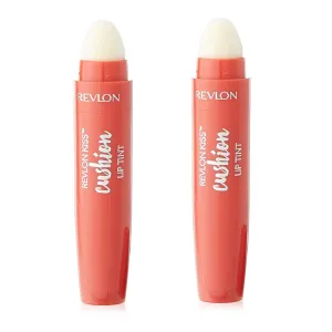 Pack of 2 Revlon Kiss Cushion Lip Tint, High End Coral # 250