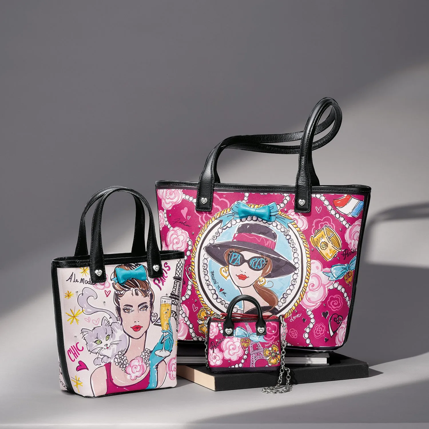 Paris Blooms Saffian Micro Bag - E5555M