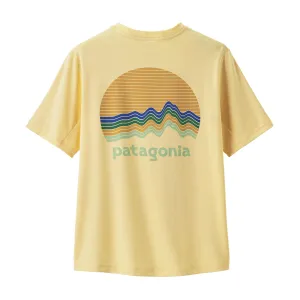 Patagonia ' Capilene® Silkweight T-Shirt Ridge Rise Moonlight: Buttercup Yellow