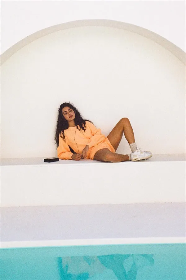 Peach Knit Top