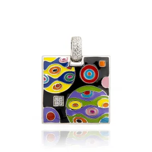 Pendentif UNASTORIA - Constellation, Argent et Zircons (BQ121215)