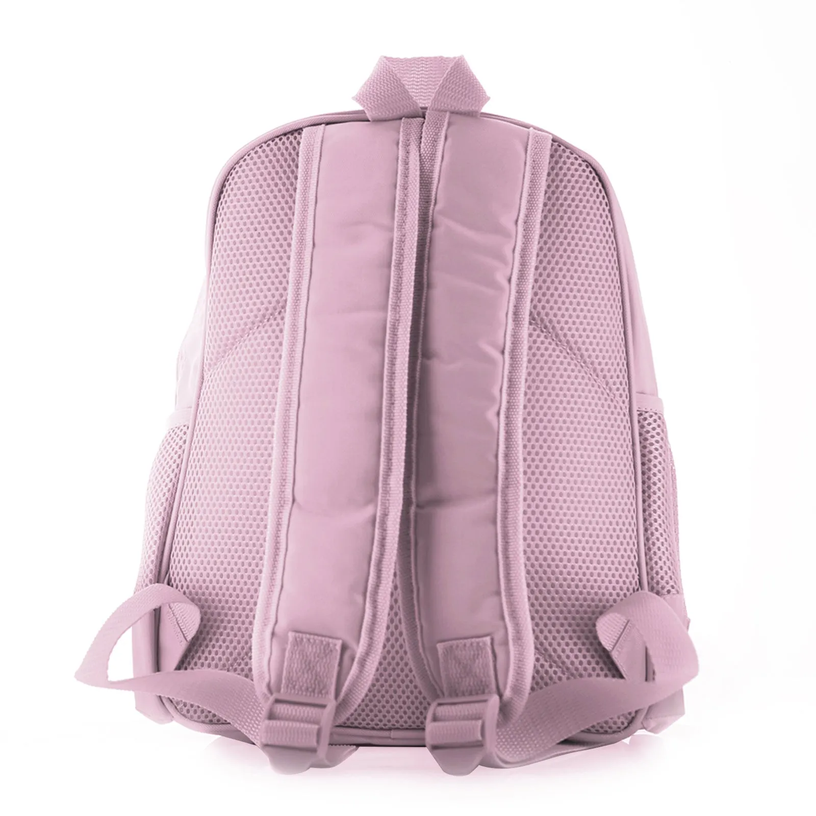 Personalised School Bag with Welcoming Text and Embracing Mum and Baby Hippos