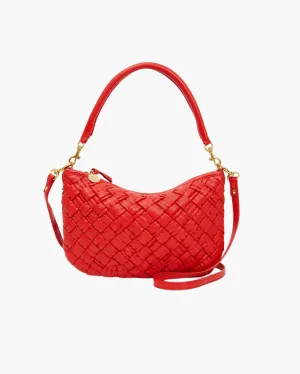 PETIT MOYEN IN ROSSA PUFFY WOVEN NAPPA