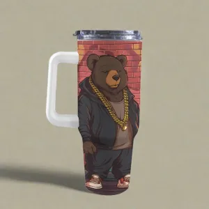 Phat Bear 40oz Tumbler with Handle