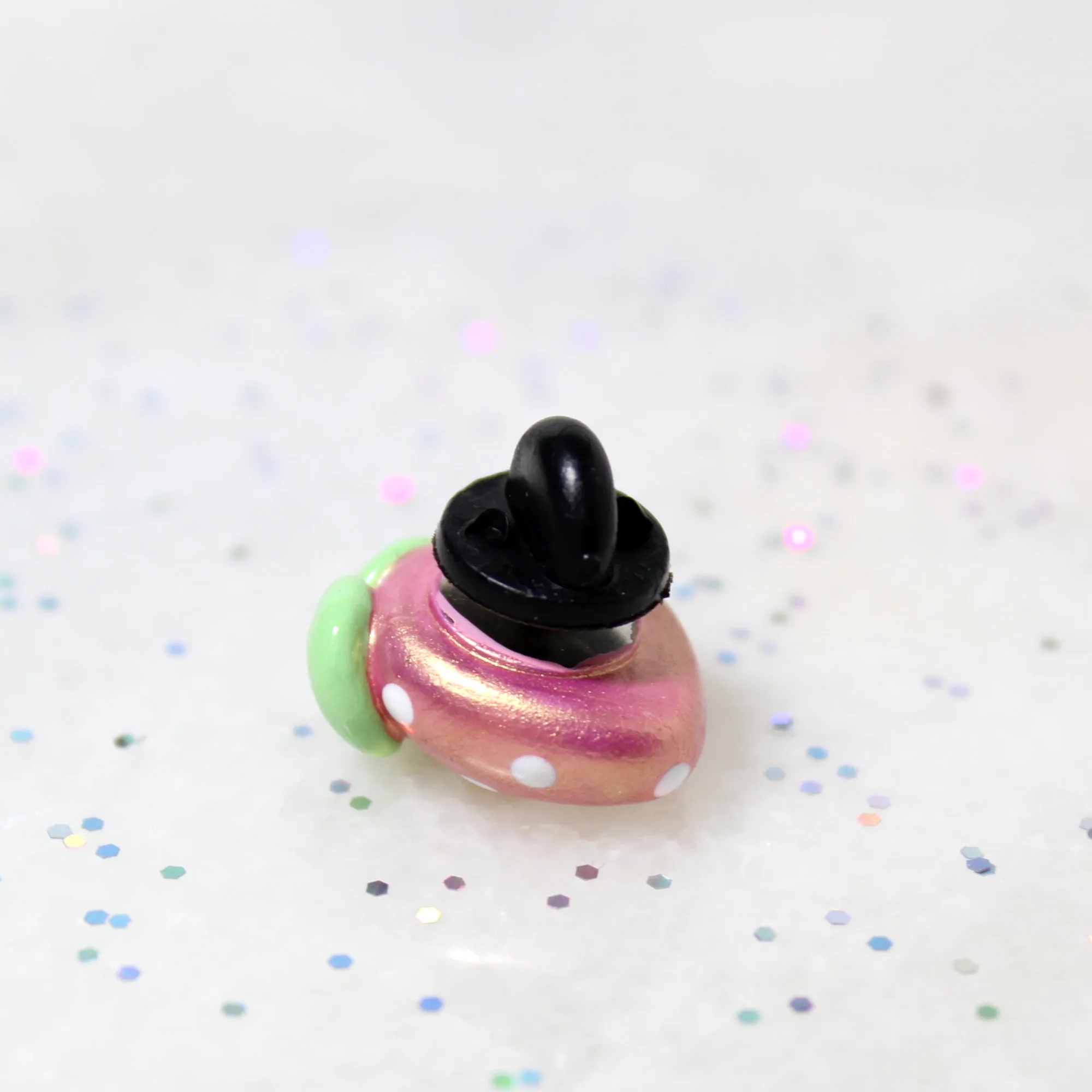 Pink Gold Strawberry Pin