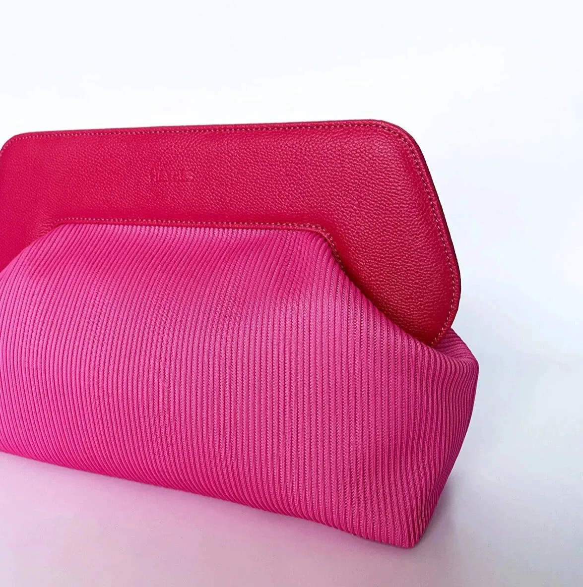 Pink Large Clutch Handbag