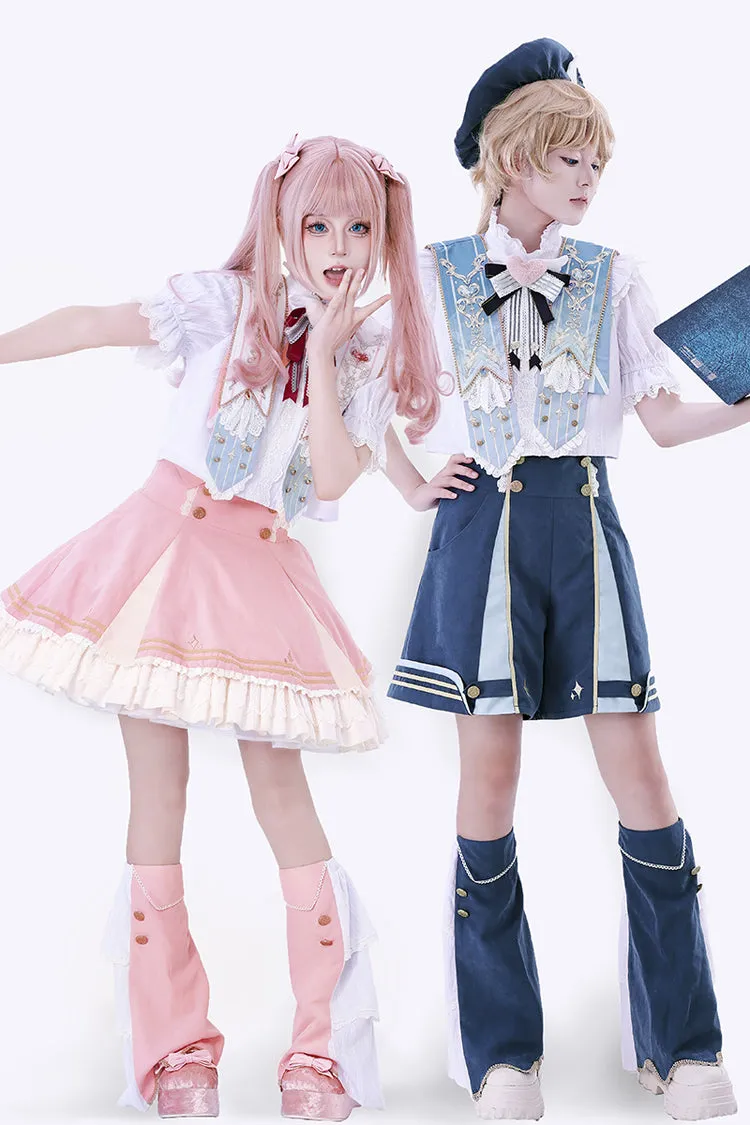 Pink [Messenger of Heaven] Ruffle Sweet Princess Lolita Skirt