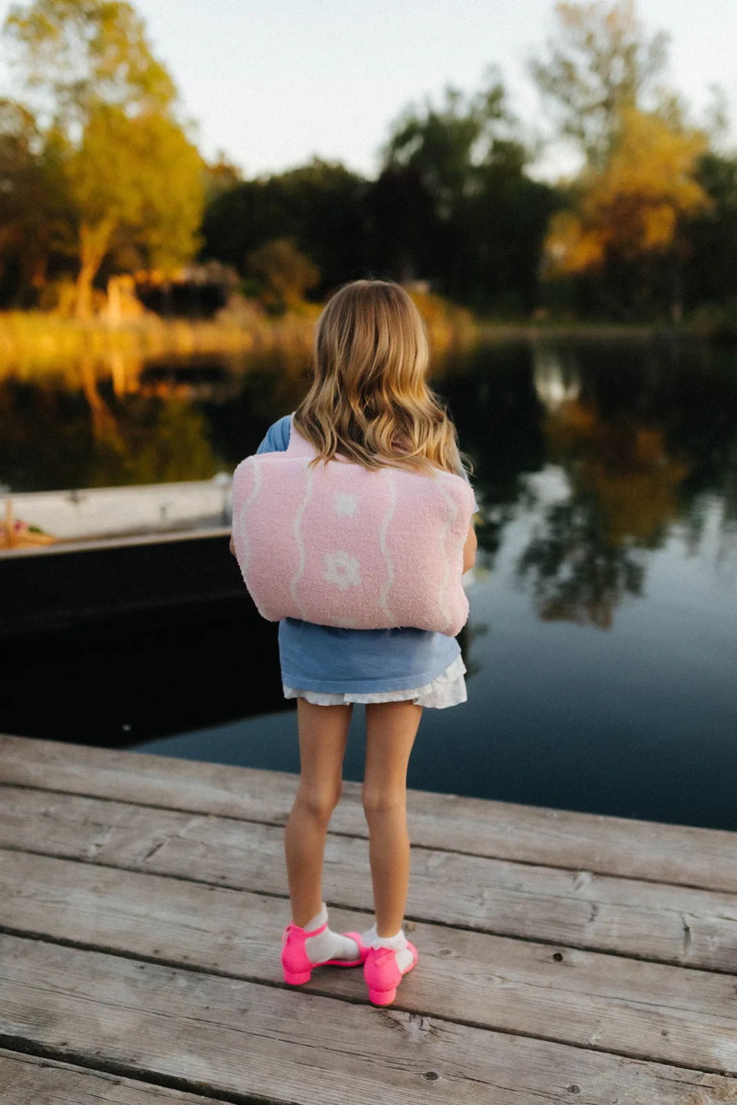 Pink Wave Kids Backpack Quillow (40*50)