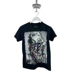 POPULAR POISON "MASKED MARILYN MONROE" TEE - (S)