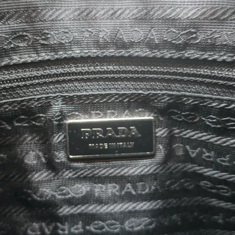 Prada Tessuto Nylon Medium Messenger Bag Black