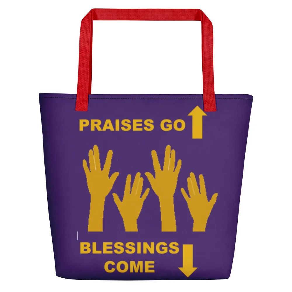 Praises Up Beach Bag