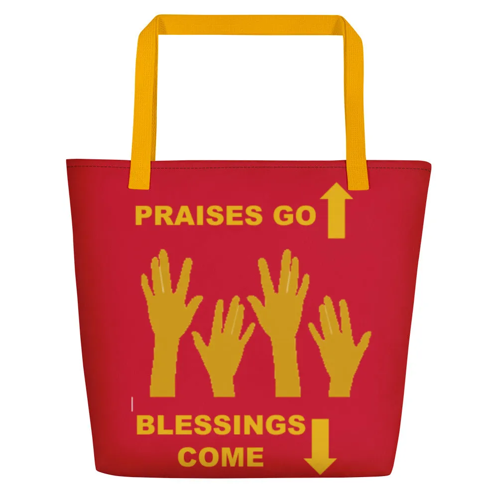 Praises Up Beach Bag