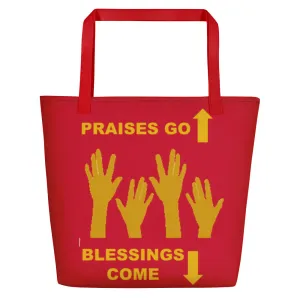 Praises Up Beach Bag