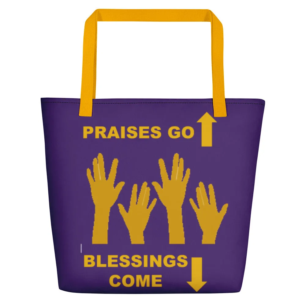 Praises Up Beach Bag