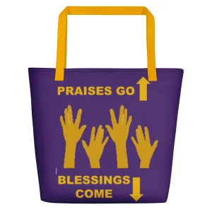 Praises Up Beach Bag