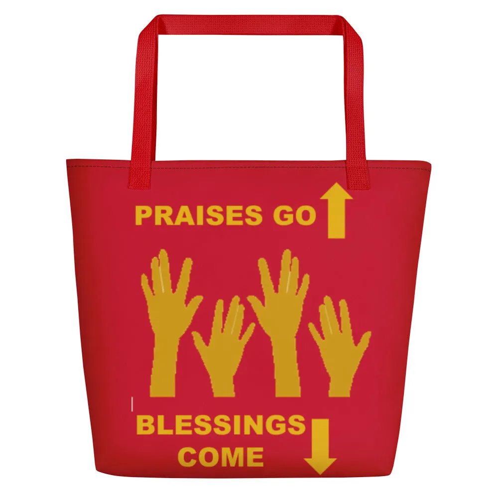 Praises Up Beach Bag