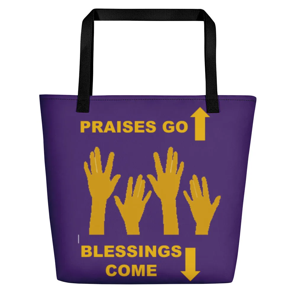 Praises Up Beach Bag
