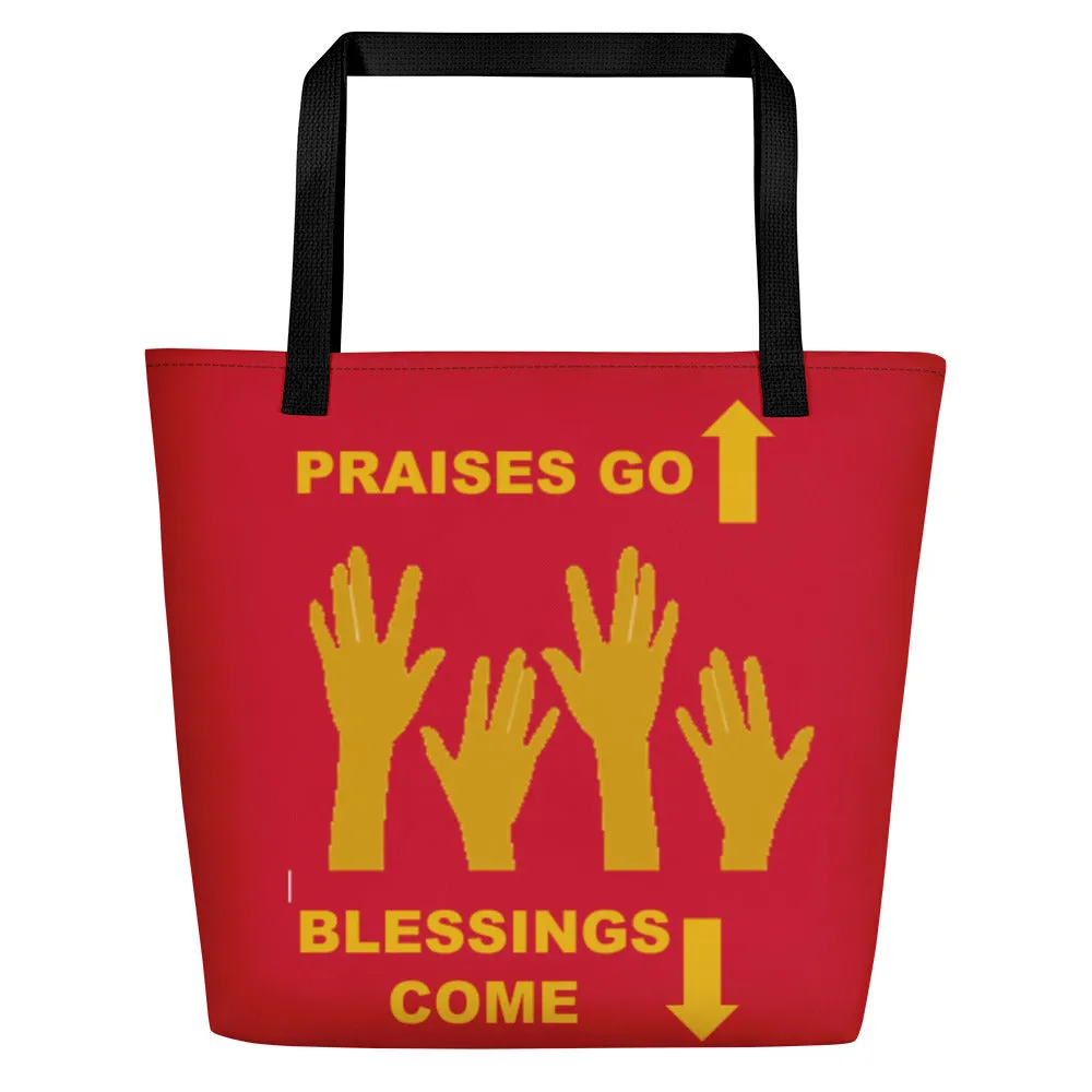 Praises Up Beach Bag