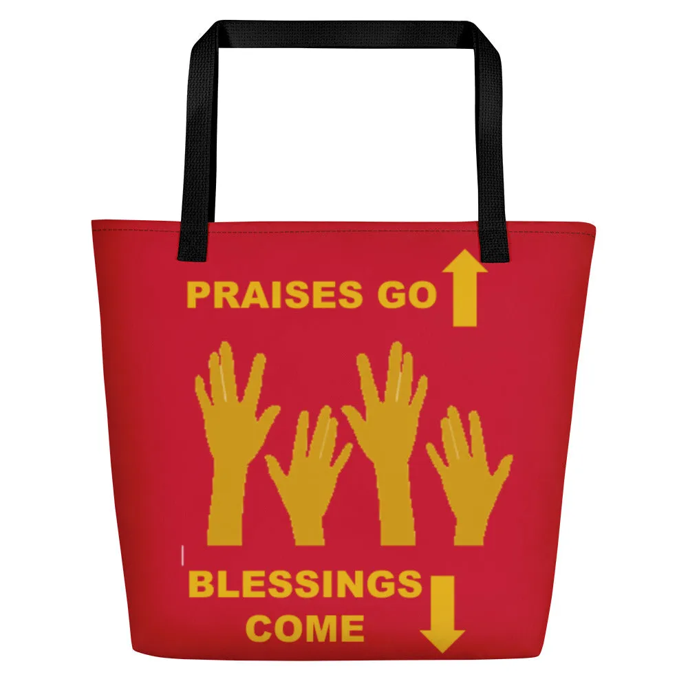 Praises Up Beach Bag