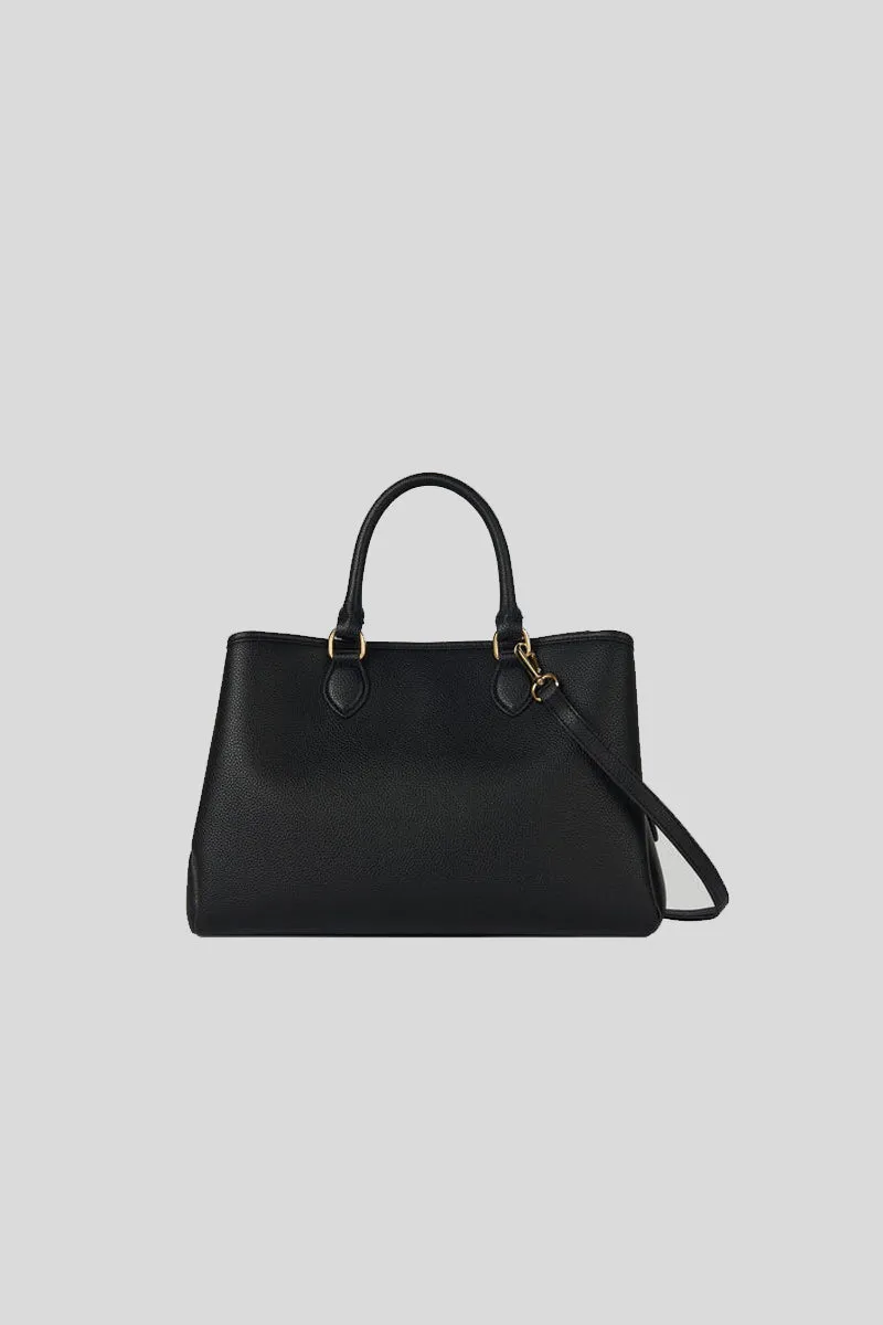 Pre Iris Tote Md Stampa Cervo - Black