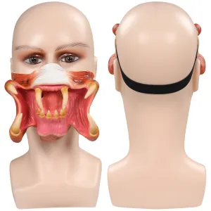 Predator Cosplay Latex Mask Halloween Costume Props