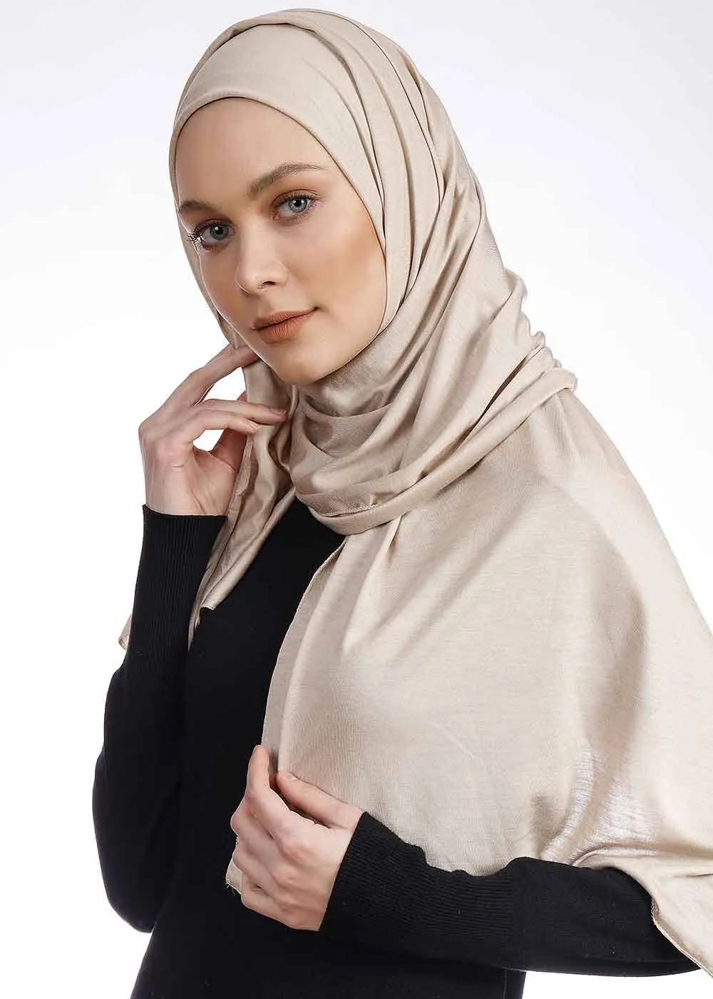 Premium Jersey Hijab | Tortilla