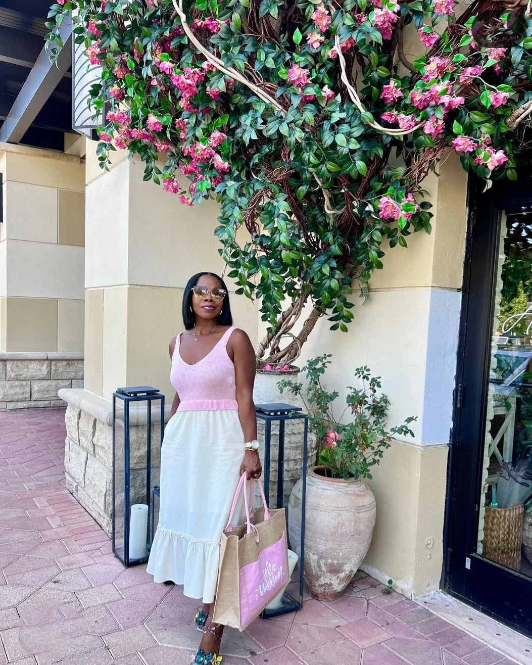 Pretty In Pink Hello Weekend Tote Bag
