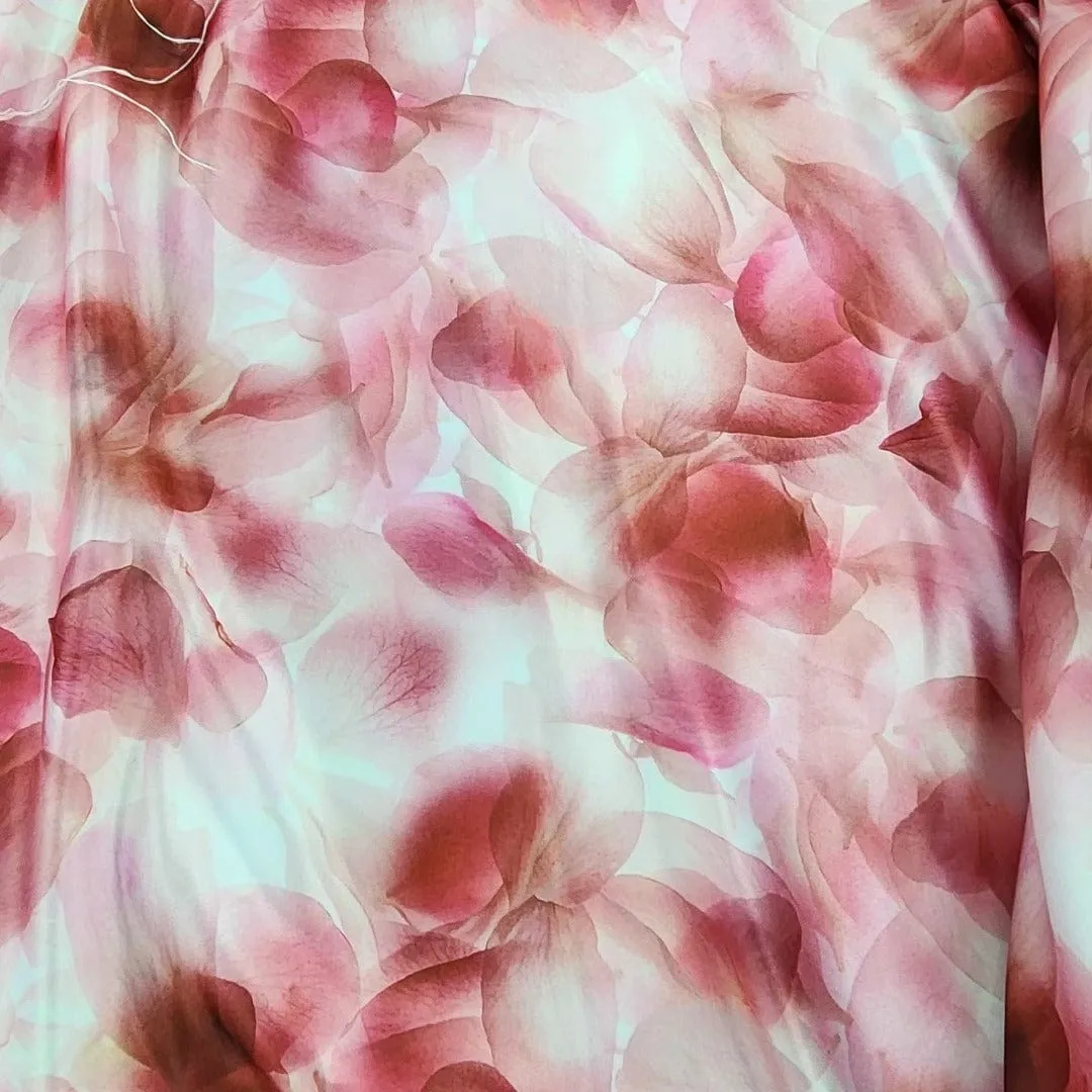 Printed Digital Duchess Satin Fabric 150 cm