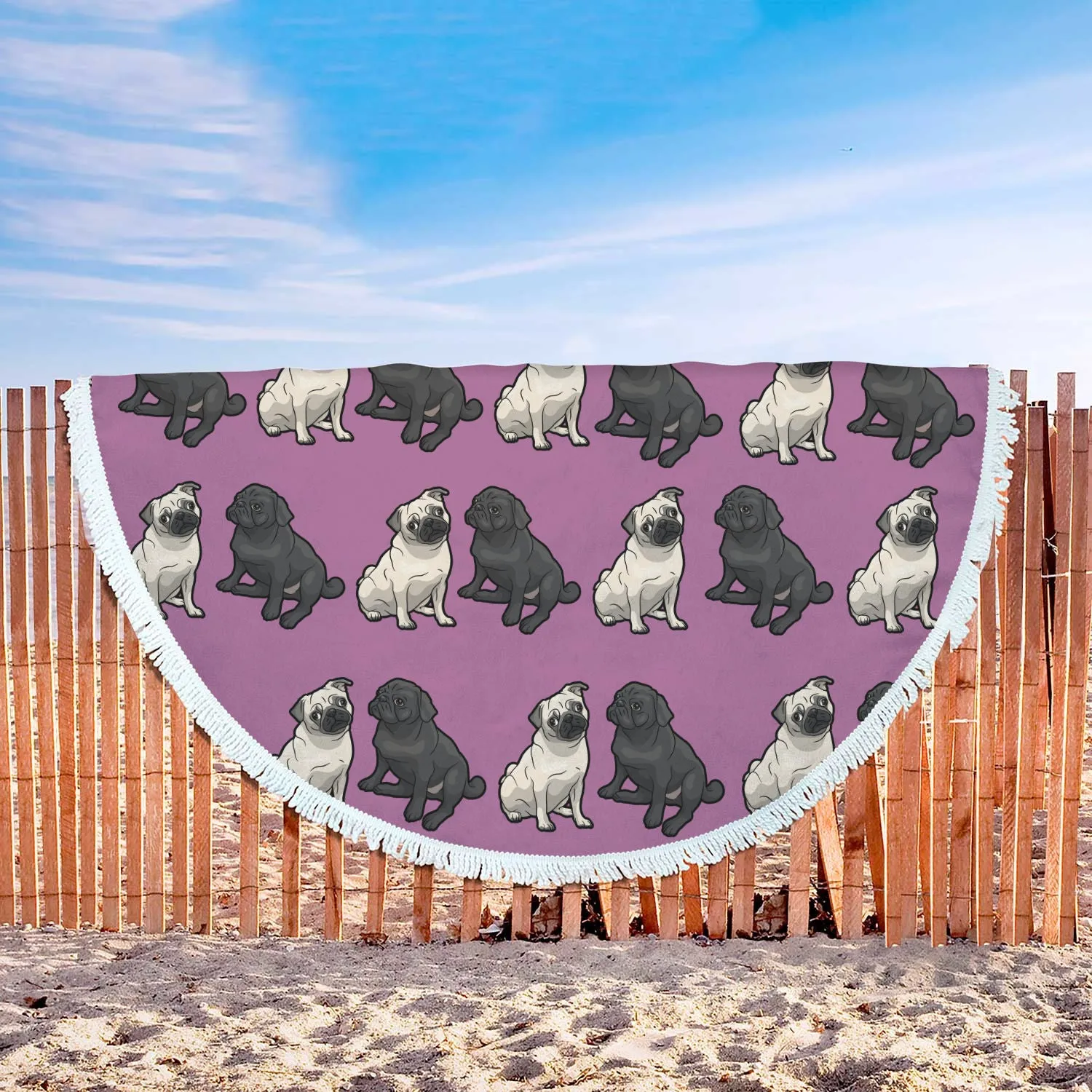 Pug Beach Blanket