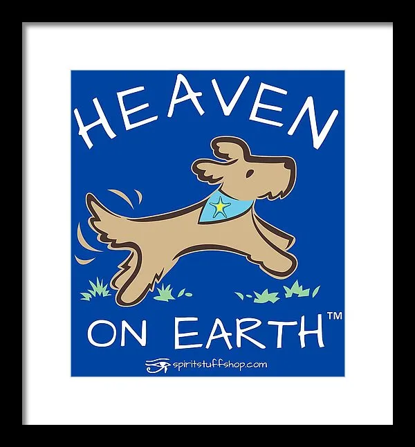 Pup/dog Heaven On Earth - Framed Print