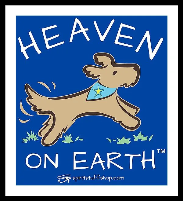 Pup/dog Heaven On Earth - Framed Print