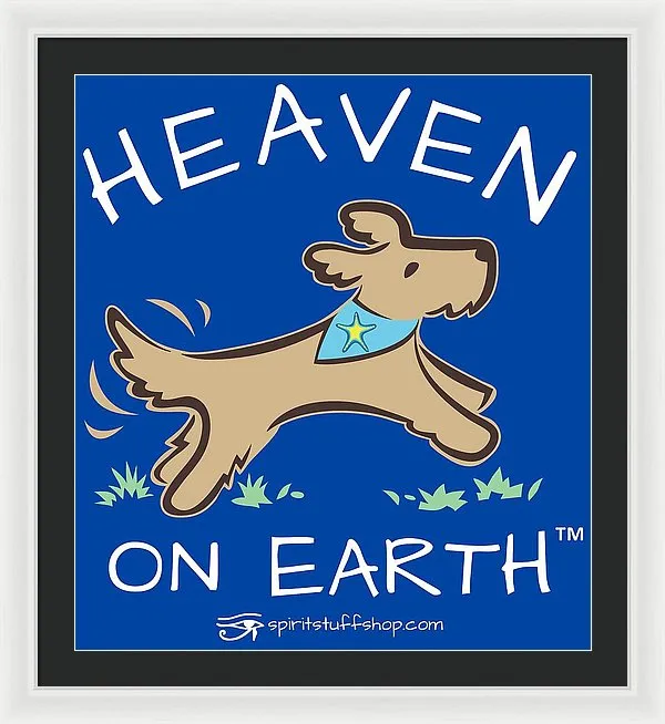 Pup/dog Heaven On Earth - Framed Print