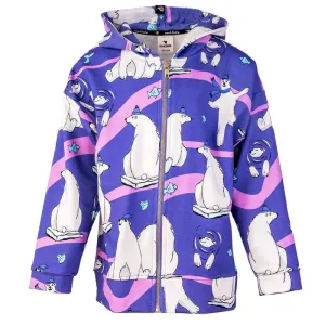 Purple Polar Bear Hoodie