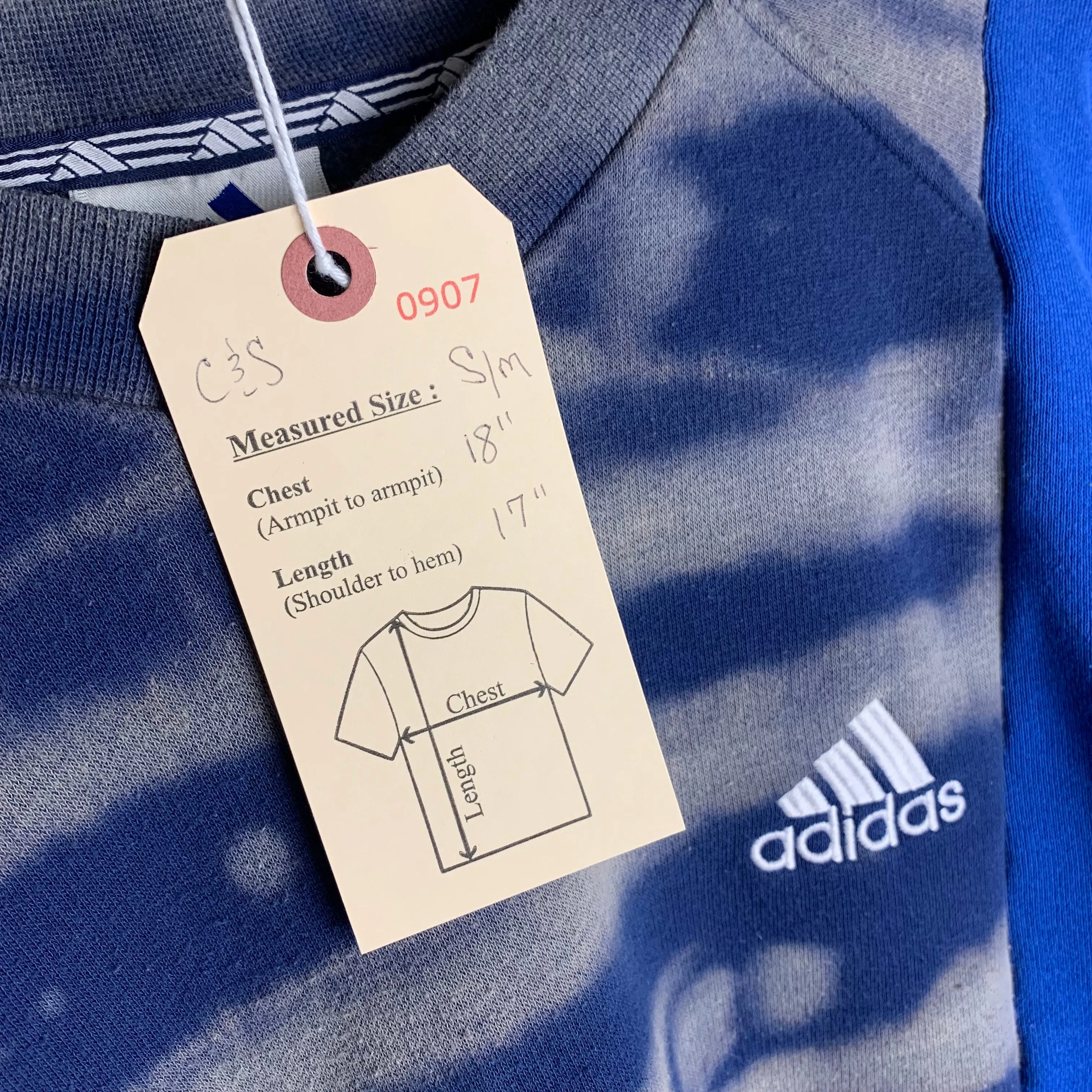 "1 of 1" VTG Adidas Dyed Crop Set (S)