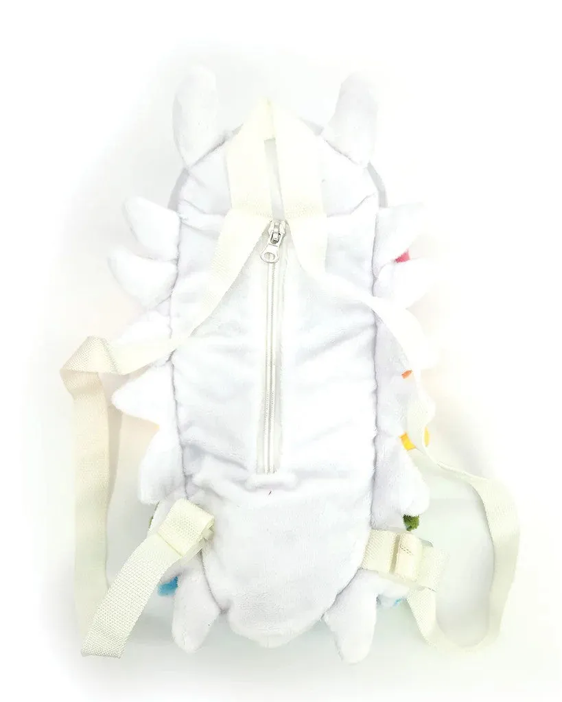 Rainbow Roly Poly Stuffed Backpack