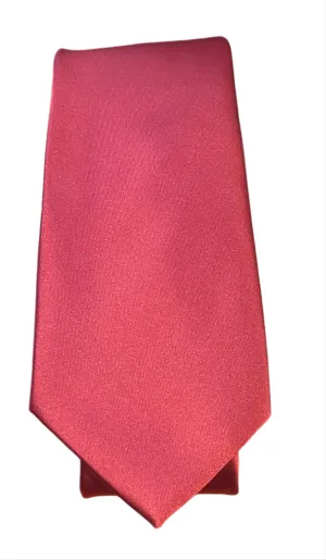 Raspberry Satin Tie