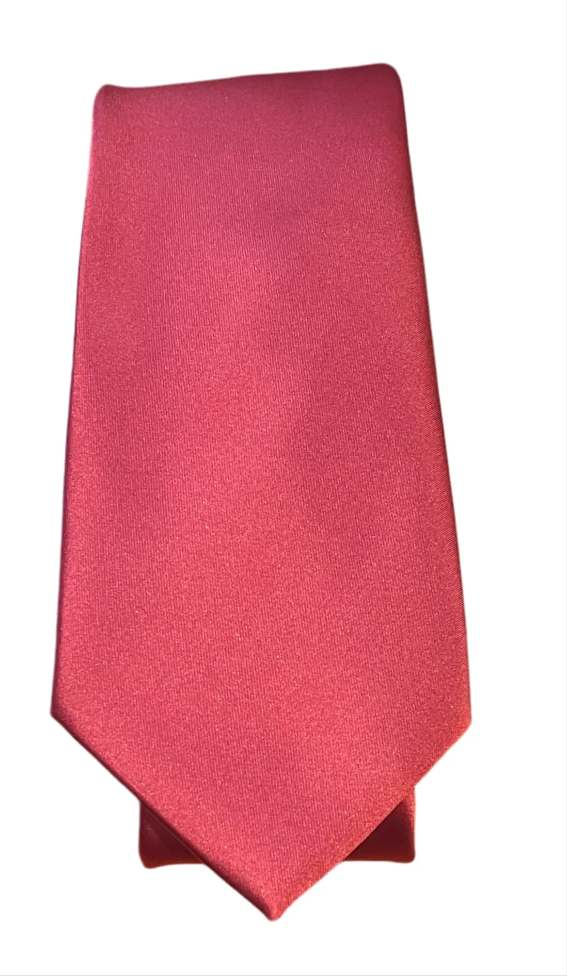 Raspberry Satin Tie