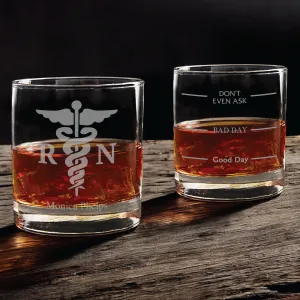 Registered Nurse Whiskey Glass