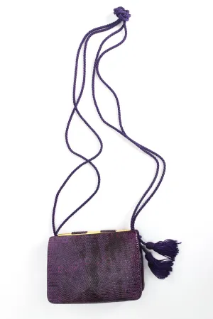 Reptile Leather Mini Clutch Bag
