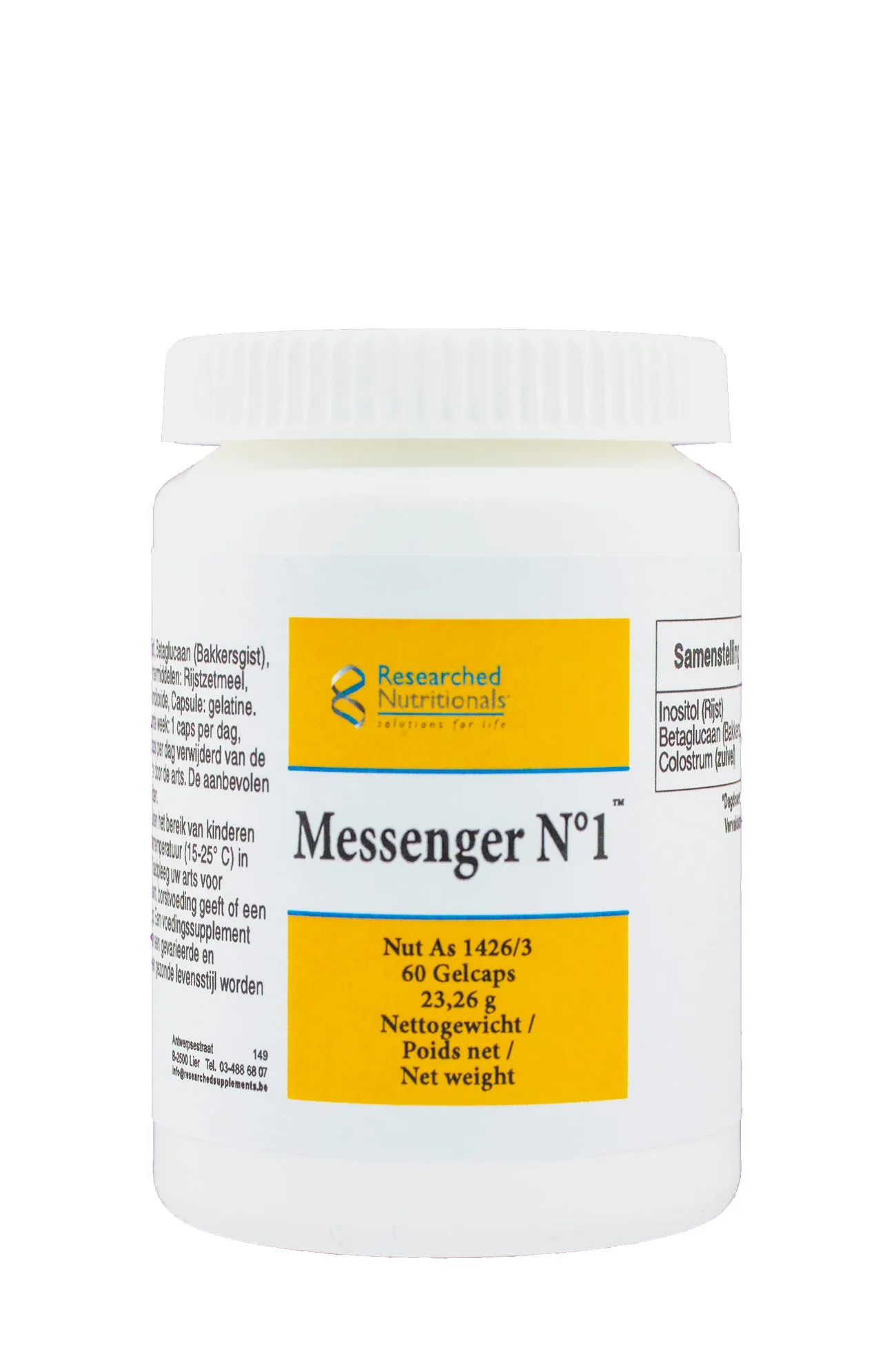 Researched Nutritionals Messenger No1 60's