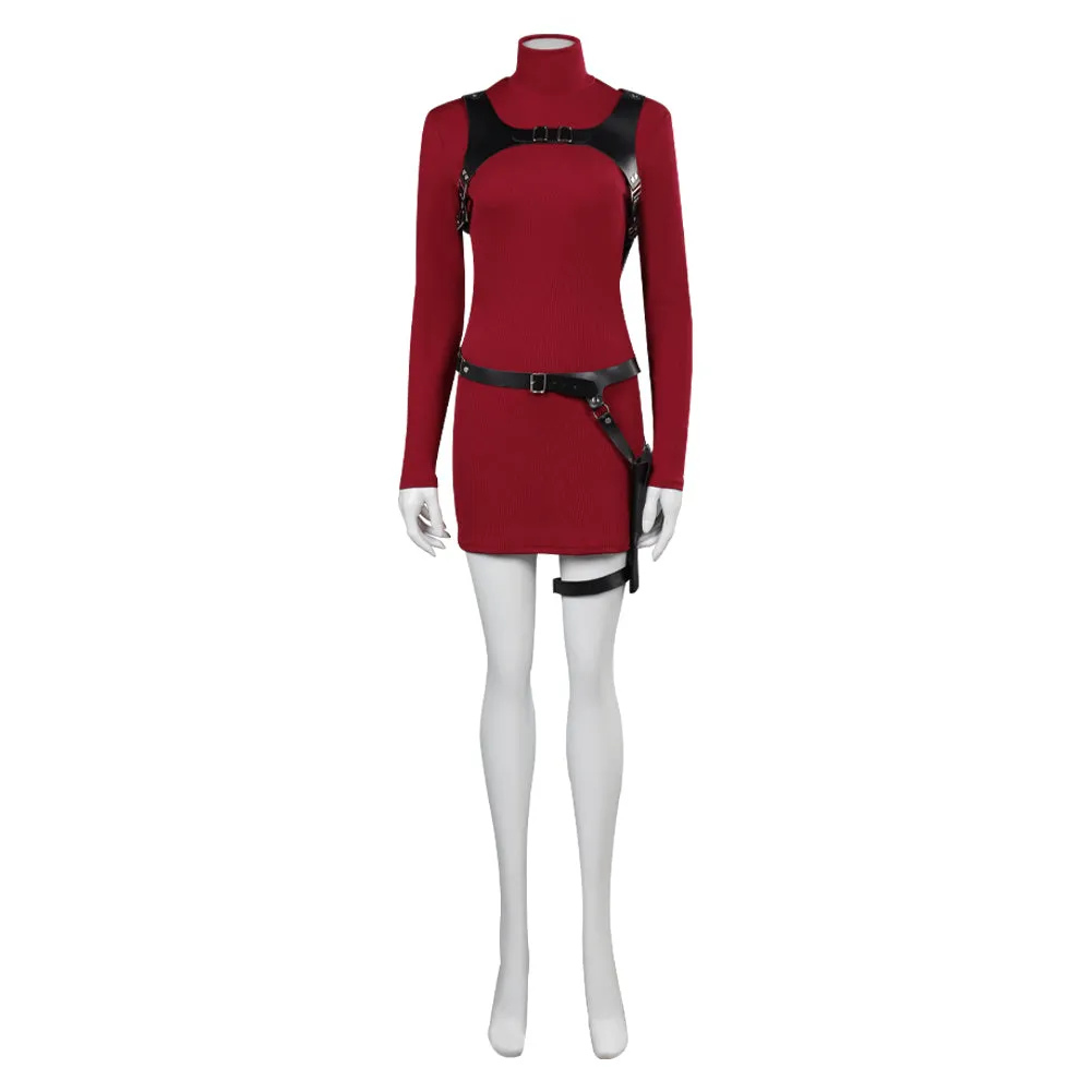 Resident Evil 4 Biohazard RE:4 Ada Wong Cosplay Costume Halloween Carnival Party Suit